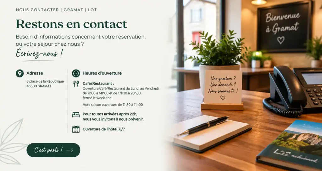 Nous contacter | Gramat | Lot