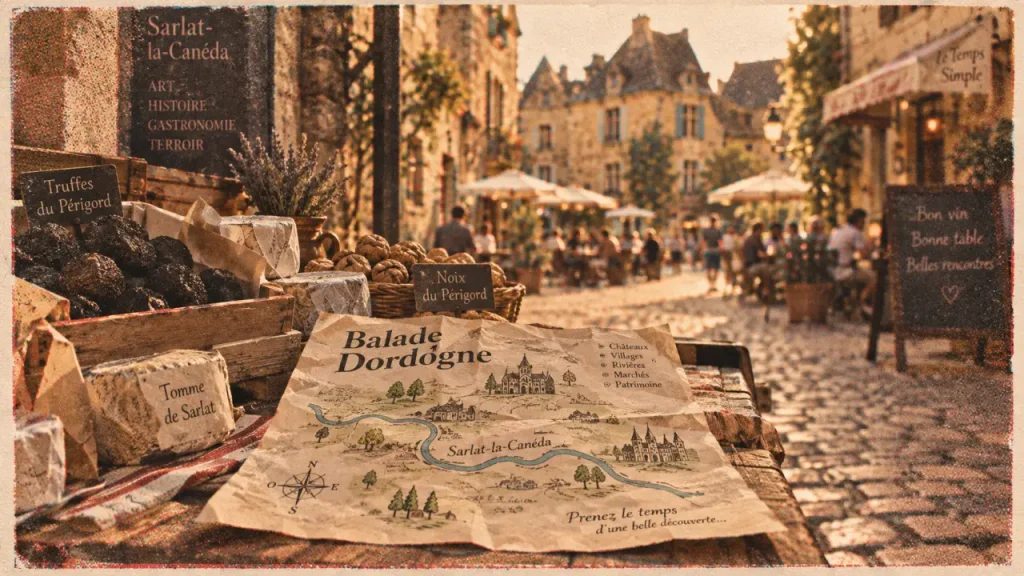 Activités en Dordogne autour de Sarlat : 3 itinéraires entre rivière, châteaux et grottes