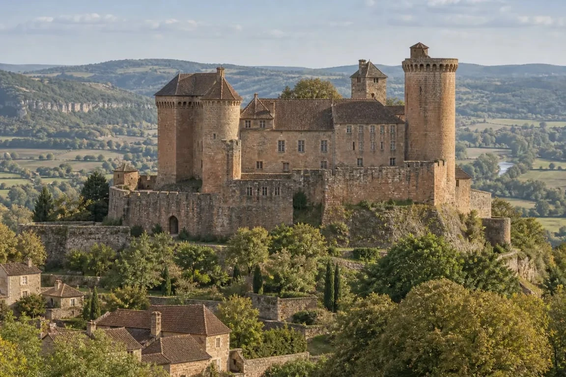 Château de Castelnau-Bretenoux parmi les plus beaux châteaux du Lot