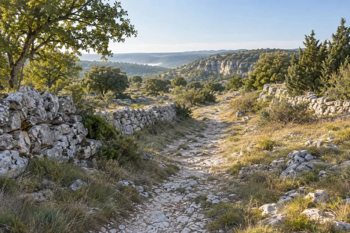 Paysages et randonnée autour de Montfaucon dans le Lot