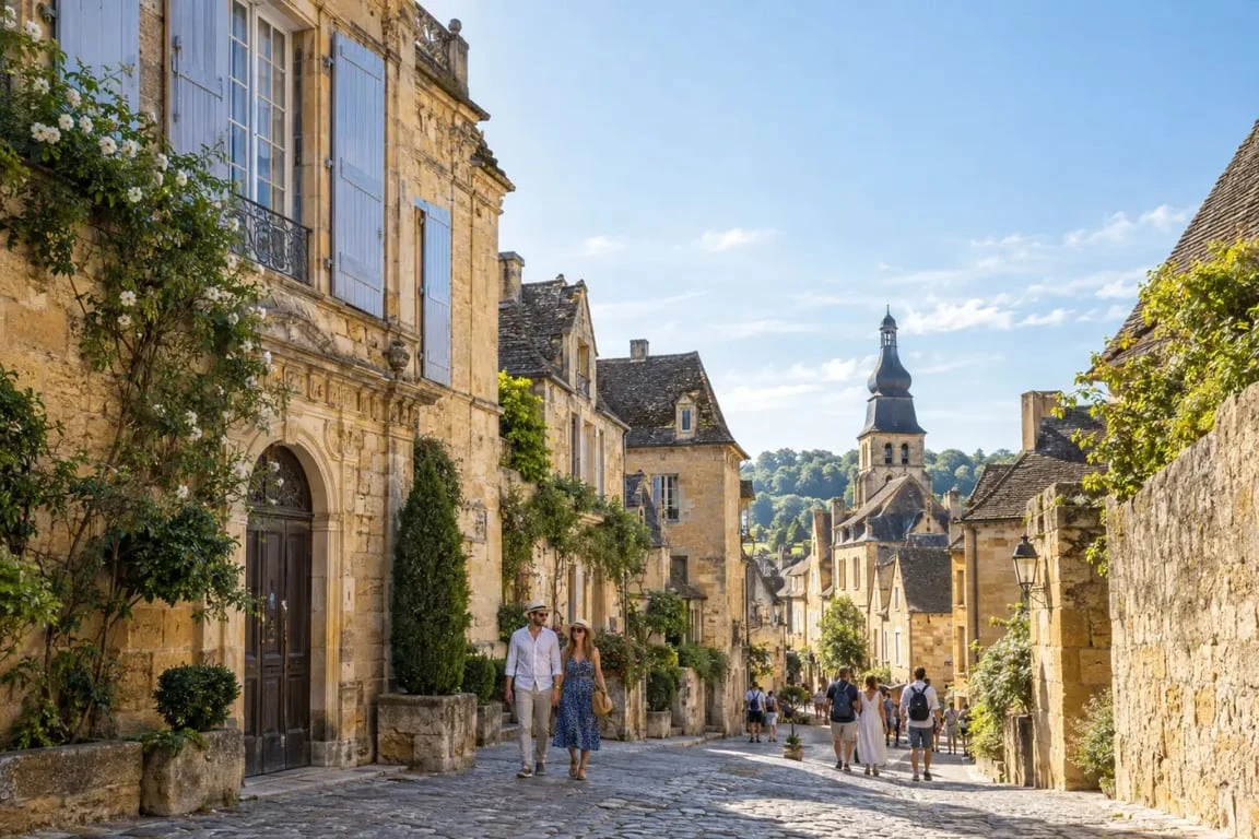 Activités Dordogne Sarlat dans les ruelles du centre historique