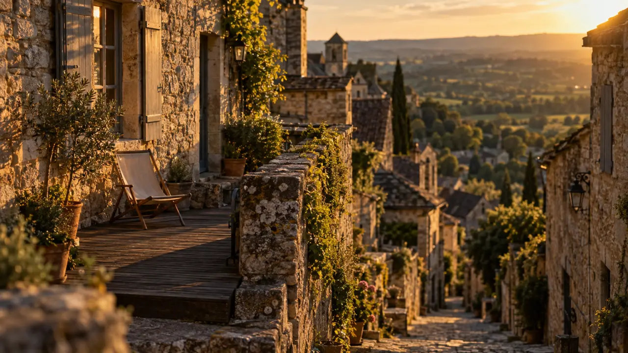 Location vacances Gourdon Lot : maison en pierre avec terrasse