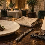Restaurants étoilés lot : table gourmande avec truffe et cuisine du Quercy